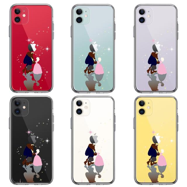 iPhone11 ケース クリア 美女と野獣 スマホケース 側面ソフト 背面ハード ハイブリッド UA13193210-7474 送料無料-1
