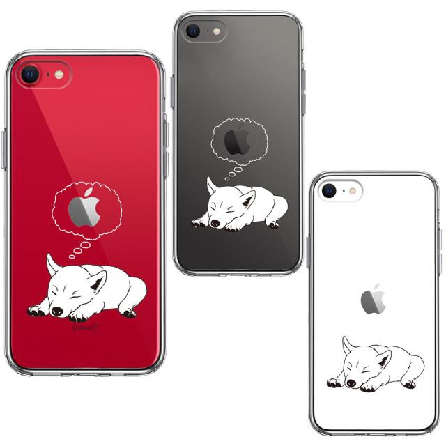 iPhoneSE ケース 第3世代 第2世代 クリア 柴犬 スマホケース 側面ソフト 背面ハード ハイブリッド 送料無料-1