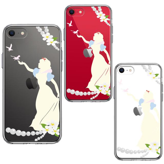 iPhoneSE ケース 第3世代 第2世代 クリア 白雪姫 2 スマホケース 側面ソフト 背面ハード ハイブリッド 送料無料-1