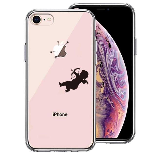 iPhone8 ケース クリア キューピット スマホケース 側面ソフト 背面ハード ハイブリッド 送料無料-0