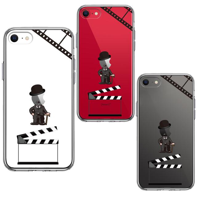 iPhoneSE ケース 第3世代 第2世代 クリア 映画パロディ コメディアン 2 スマホケース 側面ソフト 背面ハード ハイブリッド 送料無料-1