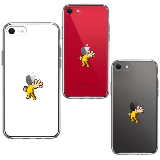 iPhoneSE ケース 第3世代 第2世代 クリア 映画パロディ 天才 格闘家 スマホケース 側面ソフト 背面ハード ハイブリッド 送料無料-1