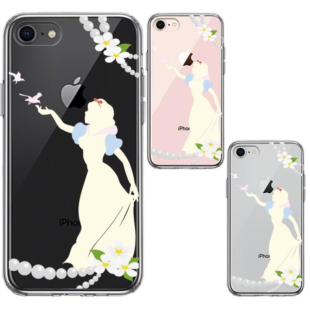 iPhone7 iPhone8 ケース クリア ファンタジーシリーズ 白雪姫 2 スマホケース 側面ソフト 背面ハード ハイブリッド 送料無料-1