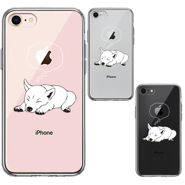 iPhone7 iPhone8 ケース クリア ジャケット 柴犬 スマホケース 側面ソフト 背面ハード ハイブリッド 送料無料-1