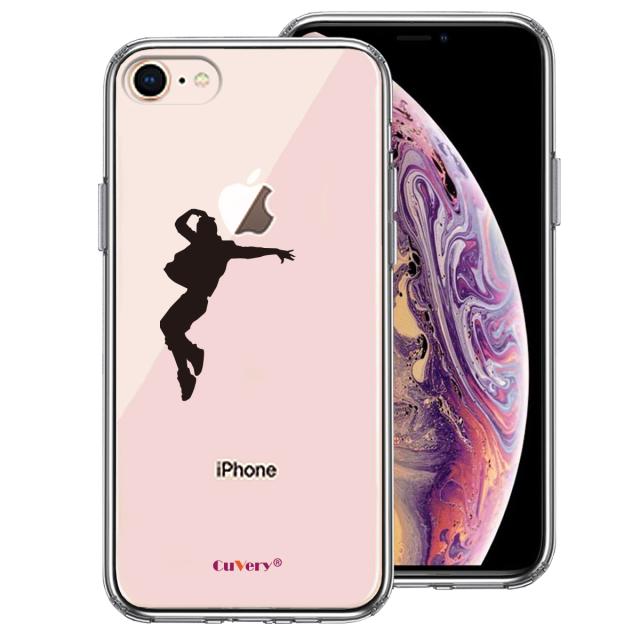 iPhone7 iPhone8 ケース クリア パフォーマー ダンサー スマホケース 側面ソフト 背面ハード ハイブリッド 送料無料-0