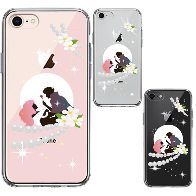 iPhone7 iPhone8 ケース クリア 眠れる森の美女 1 スマホケース 側面ソフト 背面ハード ハイブリッド 送料無料-1