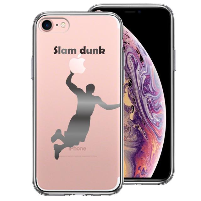 iPhone7 ケース クリア バスケットボール スラムダンク スマホケース 側面ソフト 背面ハード ハイブリッド 送料無料-0