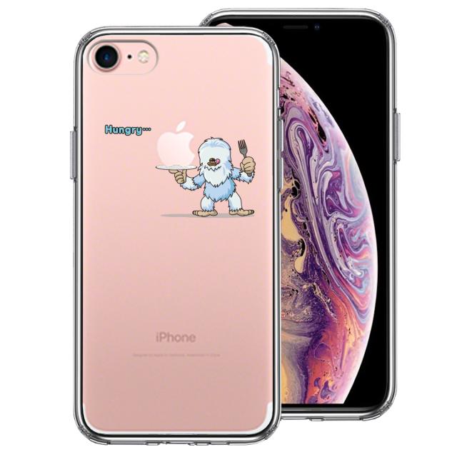 iPhone7 ケース クリア UMA イエティ 雪男 ？ スマホケース 側面ソフト 背面ハード ハイブリッド 送料無料-0
