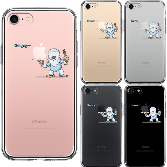 iPhone7 ケース クリア UMA イエティ 雪男 ？ スマホケース 側面ソフト 背面ハード ハイブリッド 送料無料-1