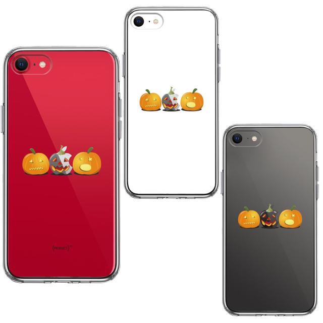 iPhoneSE ケース 第3世代 第2世代 クリア ハロウィン Hapyy halloween 2 スマホケース ハイブリッド 送料無料-1