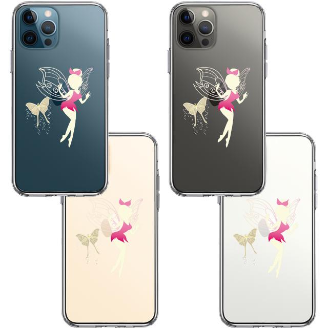 iPhone12Pro ケース クリア ピーターパン 妖精 3 スマホケース 側面ソフト 背面ハード ハイブリッド 送料無料-1