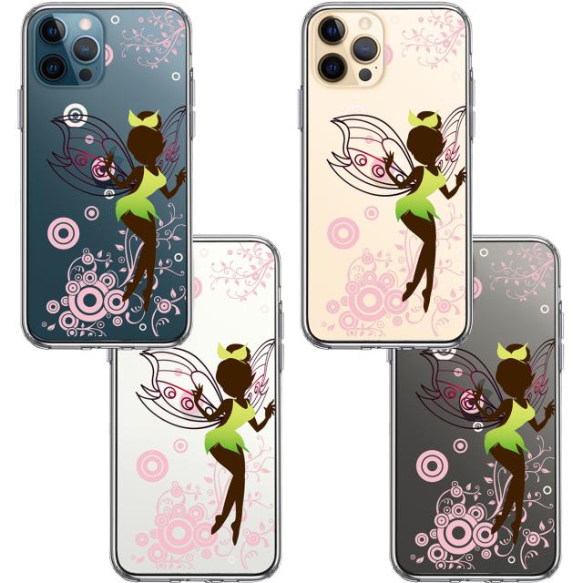 iPhone12Pro ケース クリア ピーターパン 妖精 1 スマホケース 側面ソフト 背面ハード ハイブリッド 送料無料-1