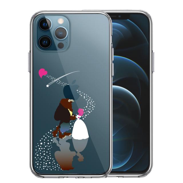 iPhone12Pro ケース クリア 美女と野獣 星 の 祝福 スマホケース 側面ソフト 背面ハード ハイブリッド 送料無料-0