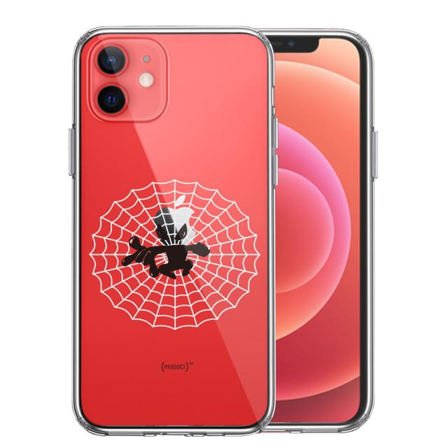 iPhone12 ケース クリア 映画パロディ 蜘蛛男 2 スマホケース 側面ソフト 背面ハード ハイブリッド 送料無料-0