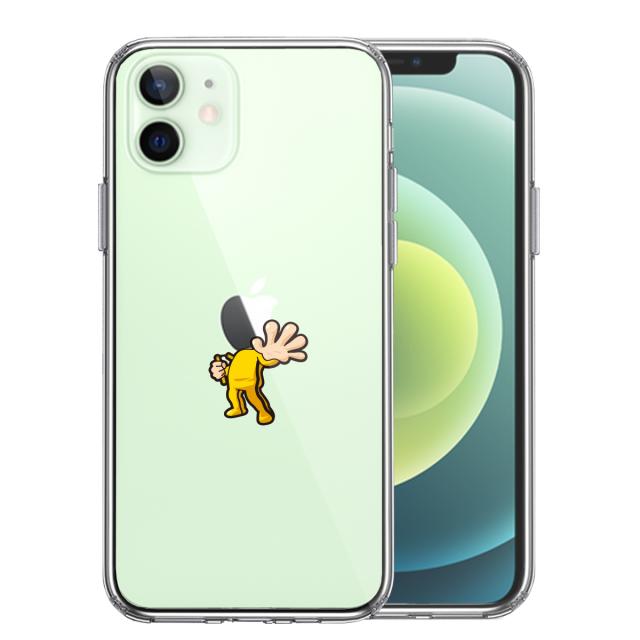 iPhone12mini ケース クリア 映画パロディ 天才 格闘家 スマホケース 側面ソフト 背面ハード ハイブリッド 送料無料-0