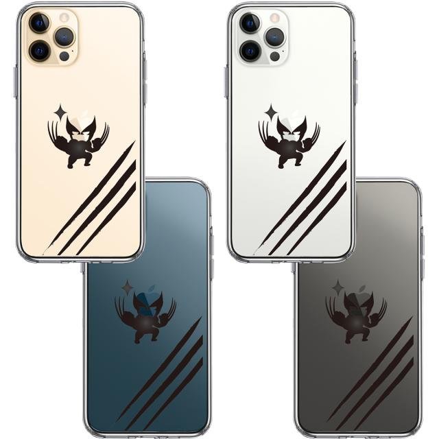 iPhone12Pro ケース クリア 映画パロディ ヒーロー スマホケース 側面ソフト 背面ハード ハイブリッド 送料無料-1