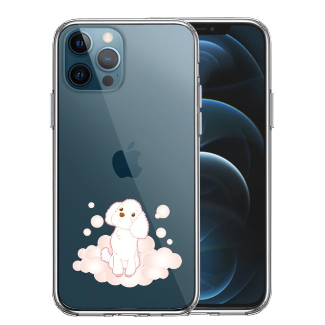 iPhone12Pro ケース クリア プードル 泡 スマホケース 側面ソフト 背面ハード ハイブリッド 送料無料-0