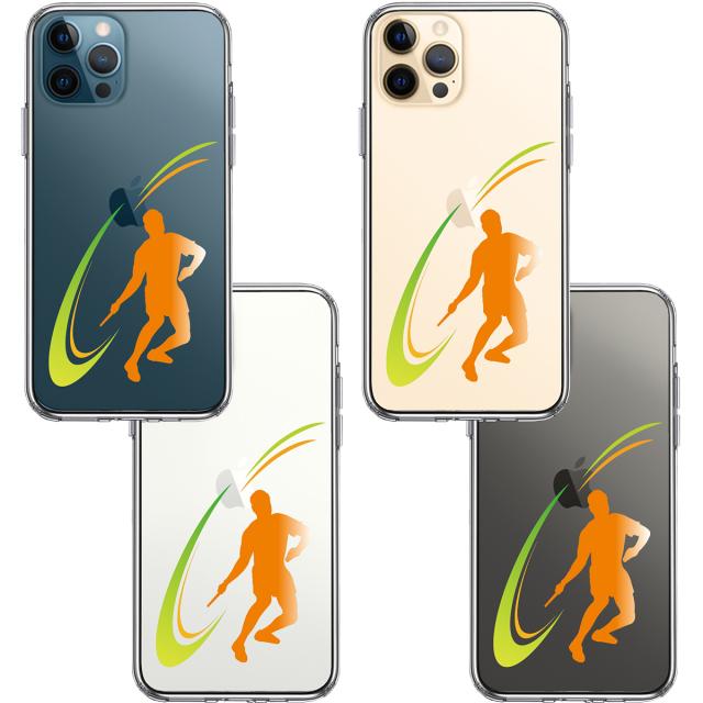 iPhone12Pro ケース クリア 卓球 ドライブマン スマホケース 側面ソフト 背面ハード ハイブリッド 送料無料-1