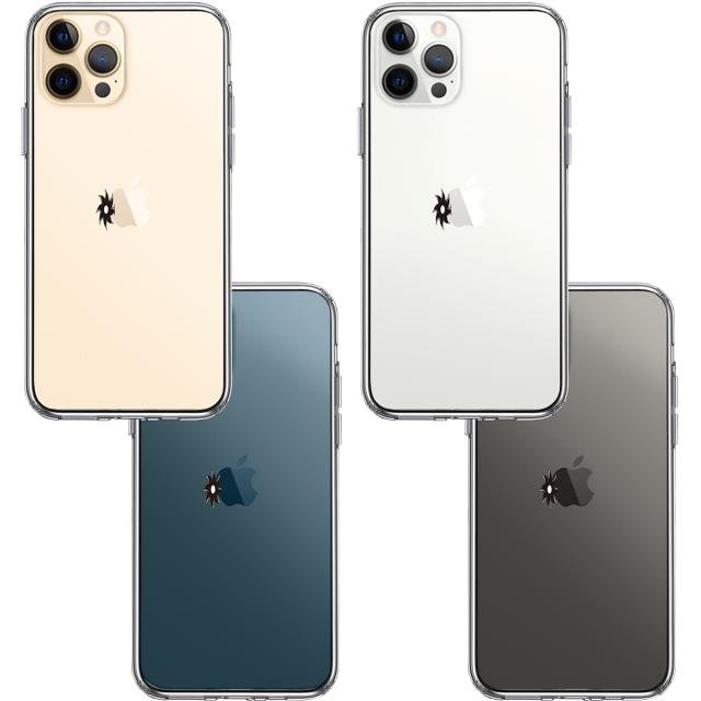 iPhone12Pro ケース クリア 手裏剣 八方手裏剣 スマホケース 側面ソフト 背面ハード ハイブリッド 送料無料-1