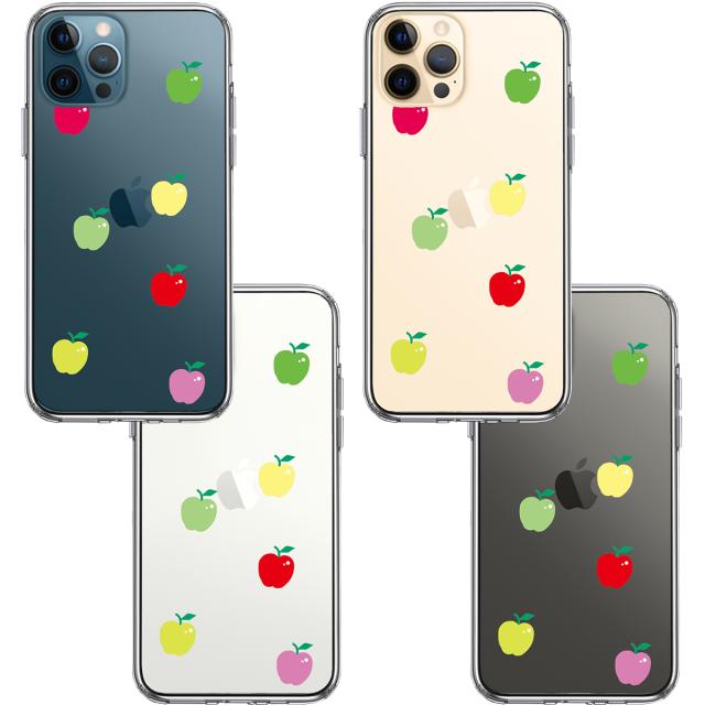 iPhone12Pro ケース クリア アップル 水玉 スマホケース 側面ソフト 背面ハード ハイブリッド 送料無料-1