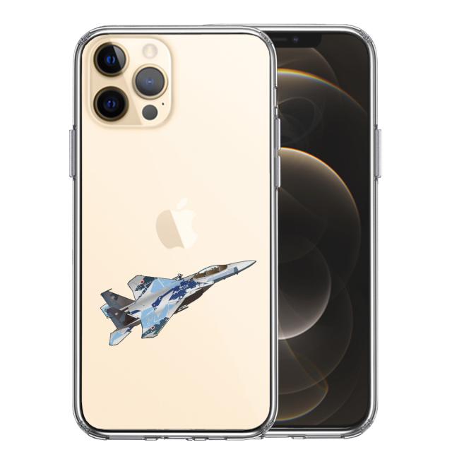 iPhone12Pro ケース クリア 航空自衛隊 F-15J アグレッサー5 スマホケース 側面ソフト 背面ハード ハイブリッド 送料無料-0