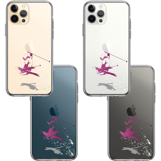 iPhone12Pro ケース クリア フリースタイル アクロバット スマホケース 側面ソフト 背面ハード ハイブリッド 送料無料-1