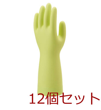 ショーワ ナイスハンド ミュー中厚手 やわらかタイプ グリーン Lサイズ 12個セット 送料無料-1