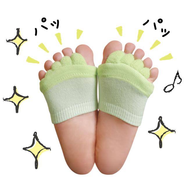 リフレ気分 足指サポーター パッとリフレ フリーサイズ 22-26cm 男女兼用2枚入 3セット 送料無料-2