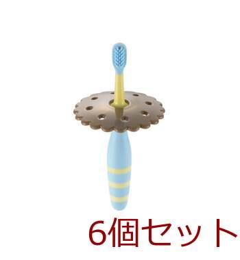 リッチェル トライ やわらかベビーハブラシ 1本入 6セット 送料無料-1