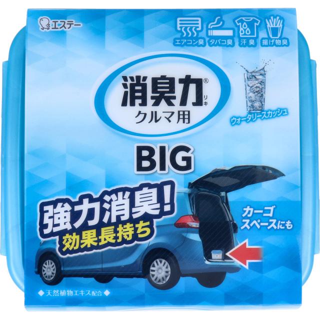 クルマの消臭力 ＢＩＧ ウォータリースカッシュ 大容量９００ｇ 3個セット 送料無料-1