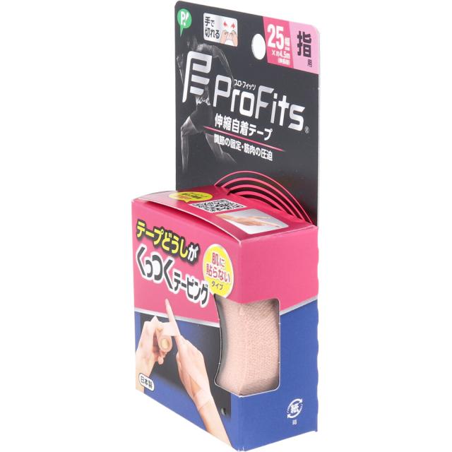 プロ フィッツ くっつくテーピング 指用 25mm×約4.5m 1巻入 8セット 送料無料-2