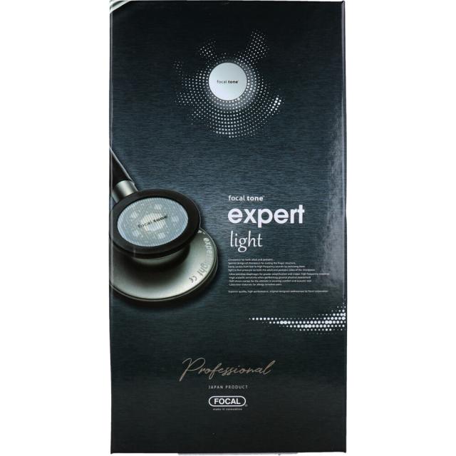 ライトウェイト聴診器 フォーカルトーン エキスパート ライト ブラック 送料無料-1