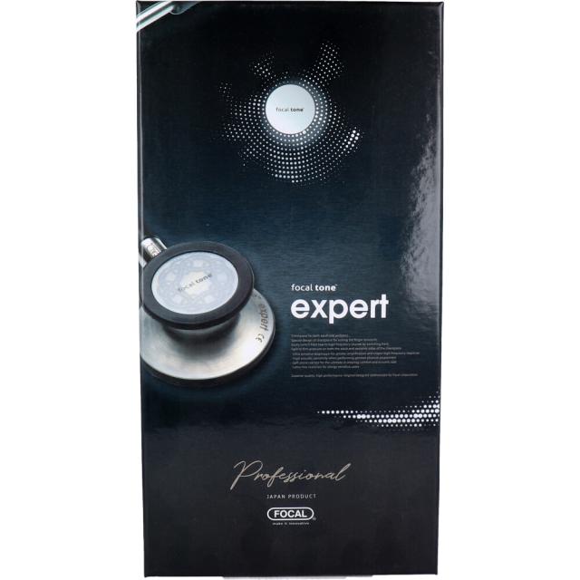 ステンレス聴診器 フォーカルトーン エキスパート ブラック 送料無料-1