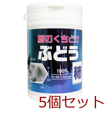 夢のくちどけ ぶどう糖 ボトル入 135g 5セット 送料無料-0