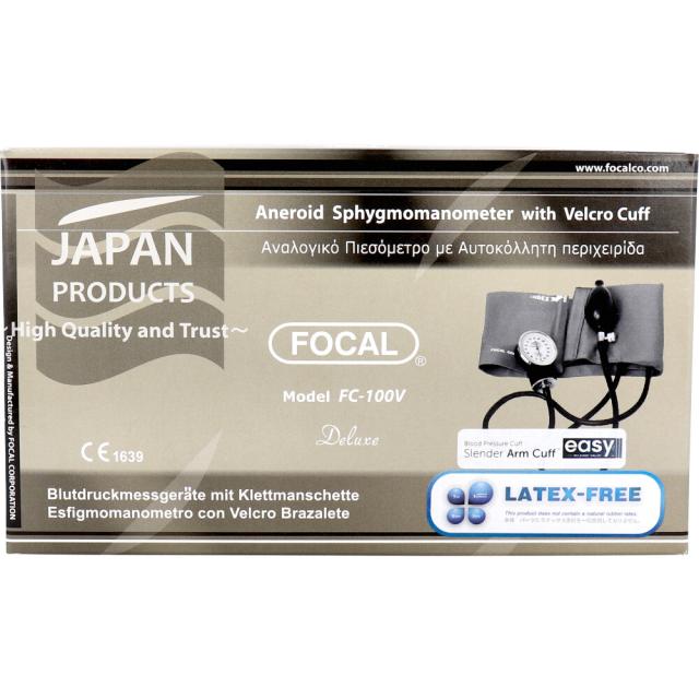 ＦＯＣＡＬ アネロイド血圧計 ＦＣ １００Ｖ スレンダーアーム 細腕用 送料無料-1