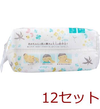 ダッコ あかちゃんにやさしい おしりふきコットン 8cm×12cm 80枚入 12セット 送料無料-2