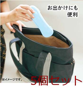 エジソンママ 離乳食スプーン 3本ブルー 5個セット 送料無料-9