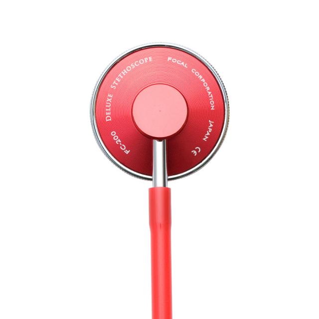ＦＯＣＡＬ フォーカル シングルヘッド聴診器 ＦＣ ２００ レッド 2個セット 送料無料-1