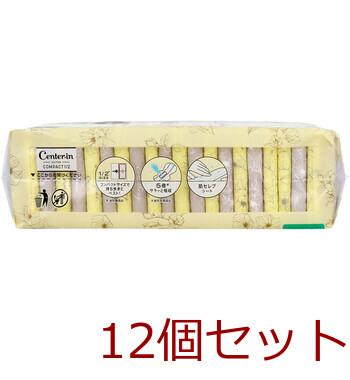 ソフィ センターイン コンパクト1／2 多い昼-ふつうの日用 スリム 羽つき 無香料 22個入 12セット 送料無料-1