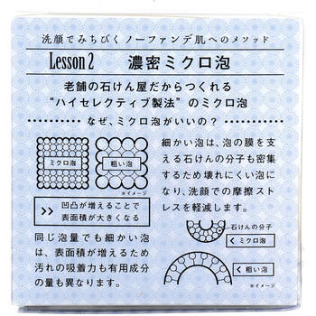 ノーファンデソープ 洗顔石けん ８０ｇ 5個セット 送料無料-5