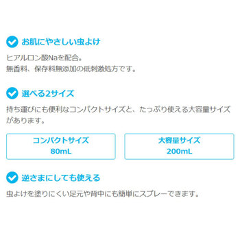 お肌の虫よけ プレシャワーDFミスト 無香料 80mL 5個セット 送料無料-3