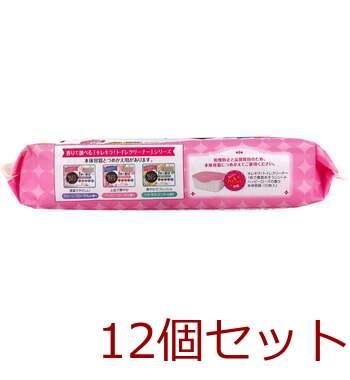 エリエール キレキラ！トイレクリーナー 1枚で徹底おそうじシート ハッピーローズ 詰替10枚×2パック 12個セット 送料無料-2