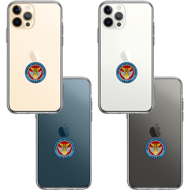 iPhone12Pro ケース クリア 航空自衛隊 エンブレム スマホケース 側面ソフト 背面ハード ハイブリッド 送料無料-1