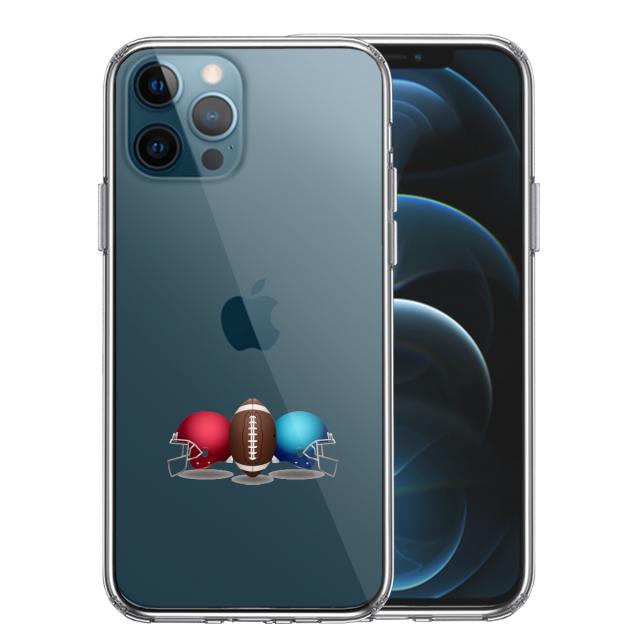 iPhone12Pro ケース クリア ヘルメットとボール スマホケース 側面ソフト 背面ハード ハイブリッド 送料無料-0