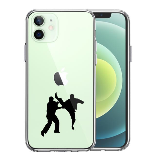 iPhone12 ケース クリア 空手２ スマホケース 側面ソフト 背面ハード ハイブリッド 送料無料-0