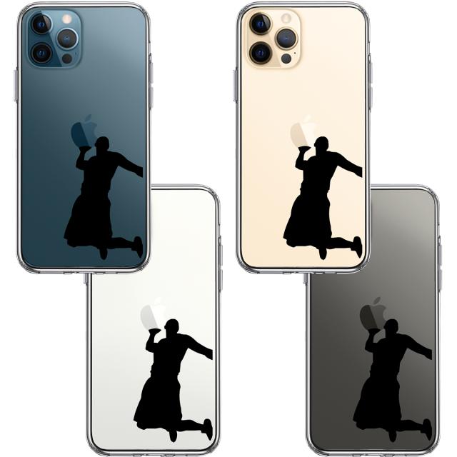 iPhone12Pro ケース クリア バスケットボール ダンクシュート２ スマホケース 側面ソフト 背面ハード ハイブリッド 送料無料-1