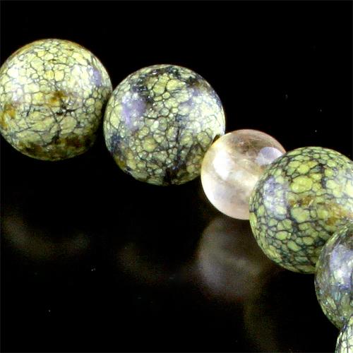 蛇紋石糖尿予防ブレス ジュエリー品質保証書付き 送料無料-1