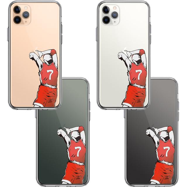 iPhone11pro ケース クリアバスケットボール ダンク４ スマホケース 側面ソフト 背面ハード ハイブリッド 送料無料-1