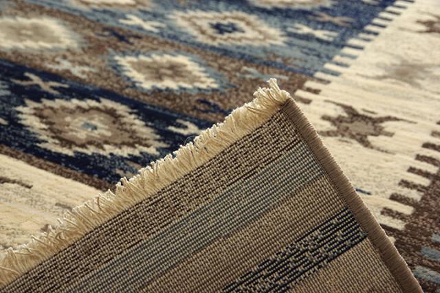 カーペット 約80×130cm ラグ モルドバ ウィルトン 畳める へたりにくい エスニック プルメリア 送料無料-9