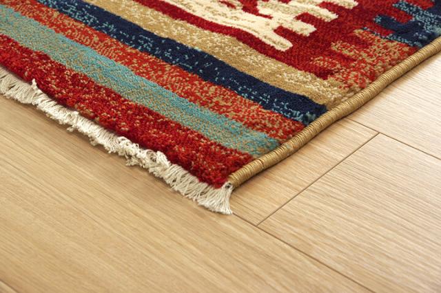 カーペット 約80×130cm ラグ モルドバ ウィルトン 畳める へたりにくい エスニック プルメリア 送料無料-6